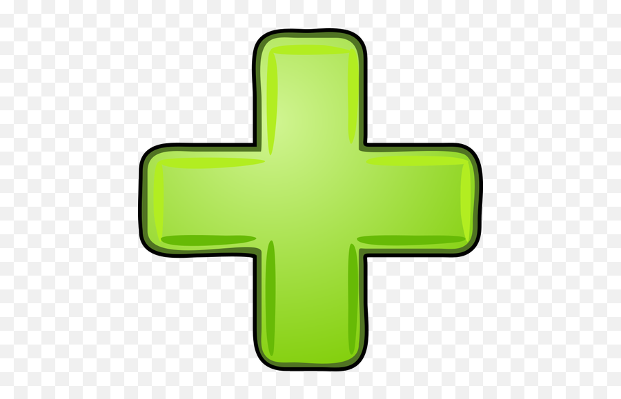 Green Plus - Plus Icon Png Emoji,Inverted Cross Emoji