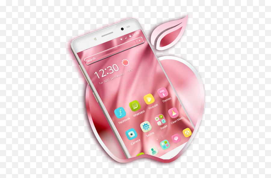 Pink Apple Bubble X Phone Theme - Pink App Store Emoji,Android Emojis To Apple