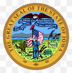 Seal Of Iowa - Iowa State Motto Emoji,Puerto Rico Flag Emoji