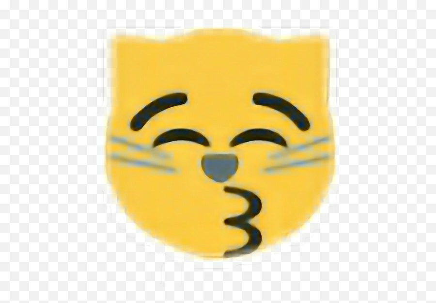 Download Cat Kiss Kissing Emoji Emojicat Cute - Hand Emoji Png Hd,Cute Emoji