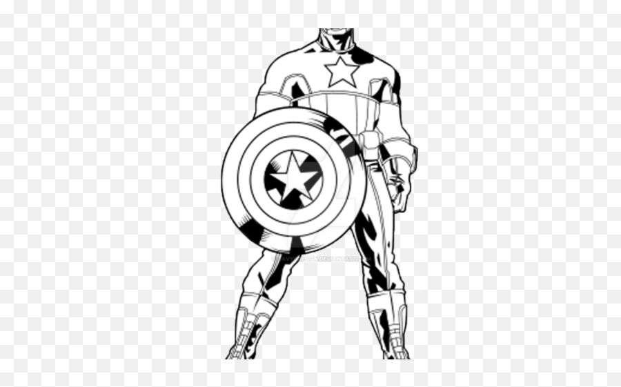 Captain Marvel Clipart Svg - Captain America Drawing Cartoon Emoji,Marvel Emoji