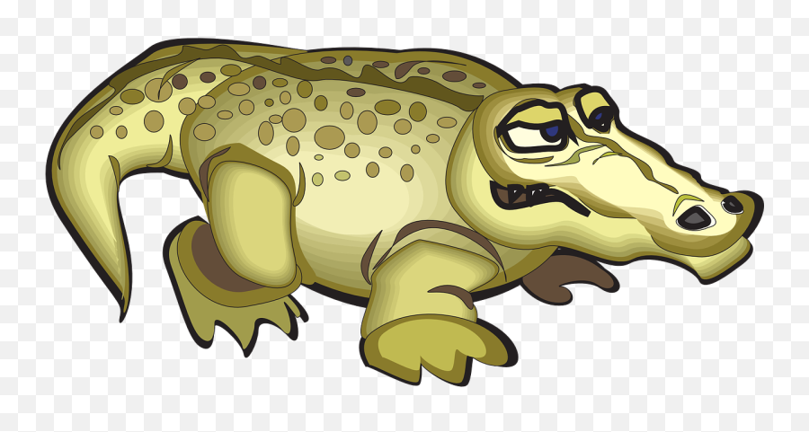 Alligator Yellow Feet Angry Tail - Animasi Bergerak Hewan Buaya Emoji,Down Arrow Dog Emoji