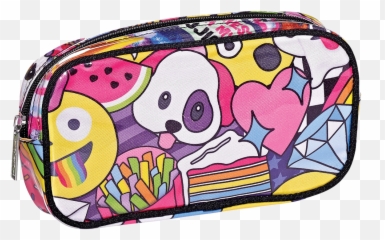 Iscream Emoji Party Small Cosmetic Bag - Coin Purse,Emoji Gift Bags