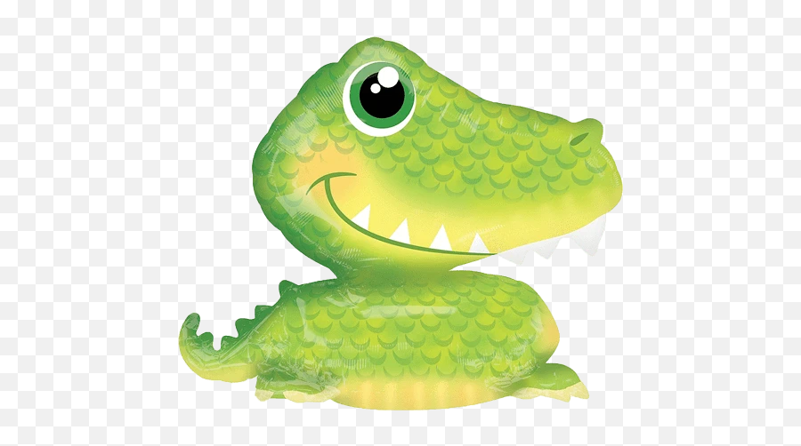 Giant Alligator Reptile Balloon - Animal Figure Emoji,Alligator Emoji