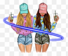Cute Drawings Bff Best Friend - Pictures Cartoon Emoji