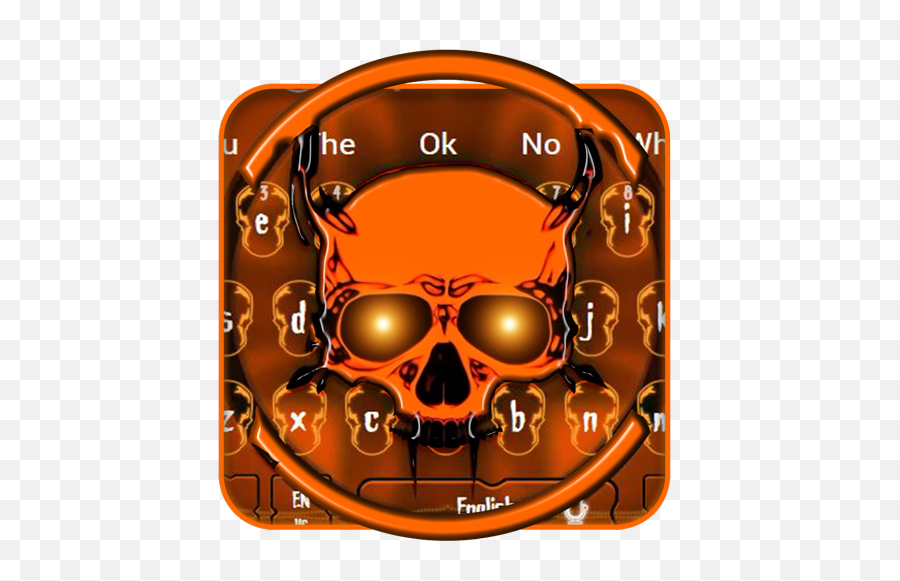 Hell Skull 3d Keyboard - Izinhlelo Zokusebenza Kugoogle Play Skull Emoji,Skull Emoticons