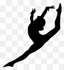Congratulations Clipart Gymnastics - Black And White Emoji