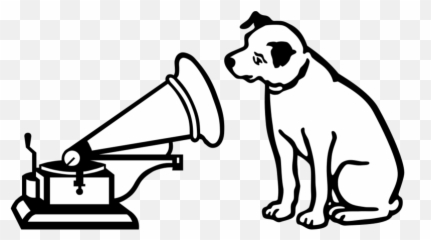Download Free Png Hmv - Logodog Dlpngcom Logo Radio Corporation Of America Emoji,Black Dog Emoji