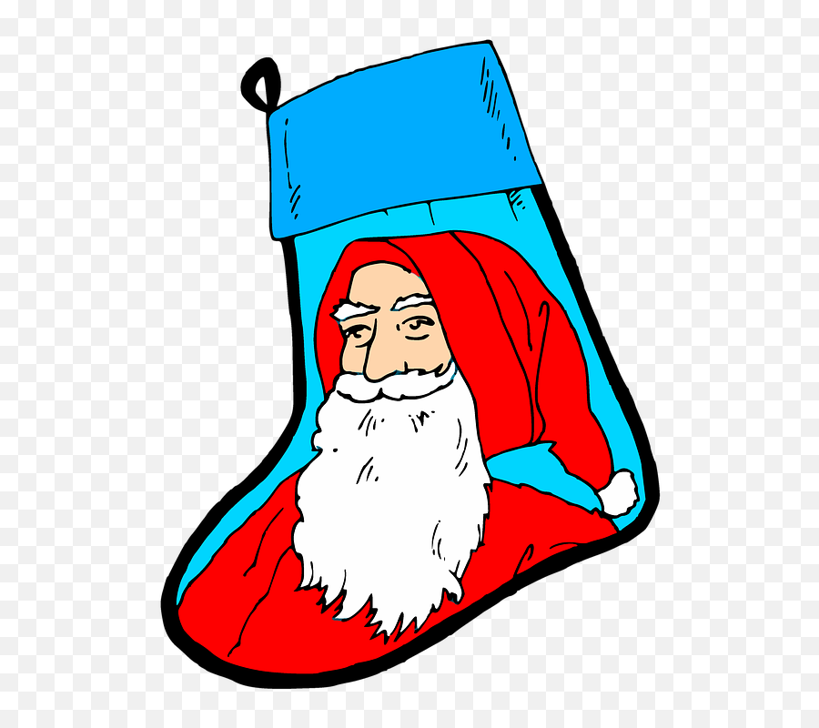 Christmas Noel Santa Claus Boots December - Kaos Kaki Natal Kaoskaki Kartun Emoji,Emoji Santa Claus