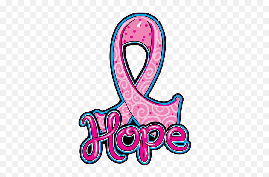 Cancer Ribbon Sticker Cute Sticker By Carolynemalan2 - Hope Cancer Mama Png Emoji,Emoji Cancer Ribbon