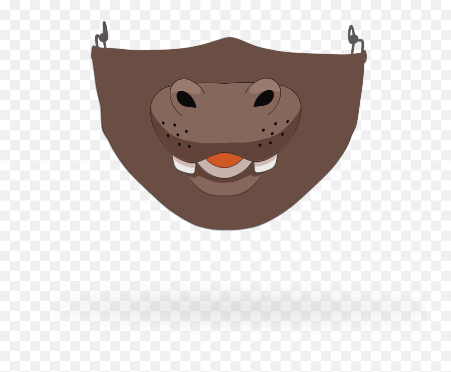 Kids Hippo 2 Face Covering Print - Pattern Face Covering Print Emoji,Hippo Emoji