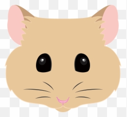 Hamster Face Clipart - Hamster Mask Emoji,Hamster Emoji