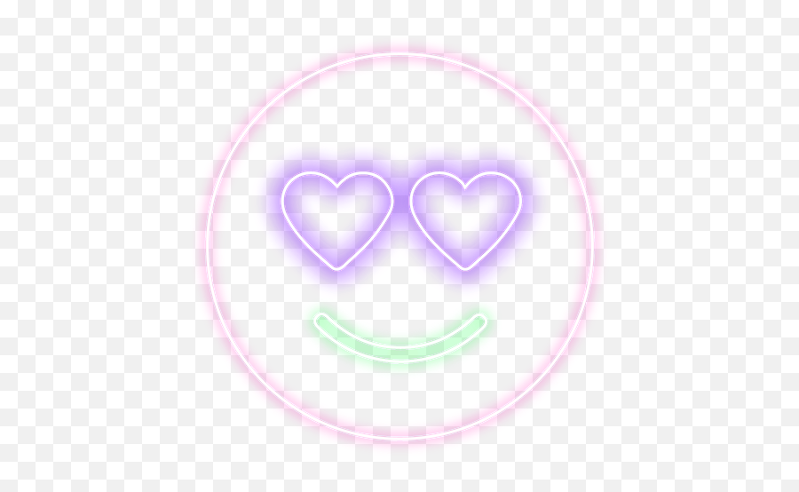 Love Happy Smile Smile Emoji Neon - Happy,Happy Smile Emoji