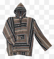 Multicolored Cotton Baja Hoodie Jacket - Made In India Emoji