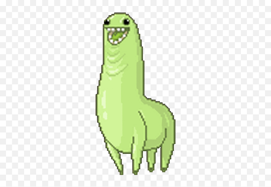 Top Llama Funny Stickers For Android Ios - Green Llama Gif Emoji,Llama Emoji