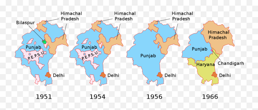 Punjab 1951 - Punjab Reorganisation Act Emoji,Stats Emoji