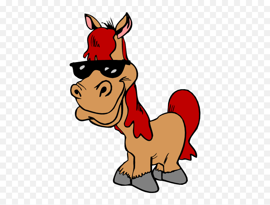 Horse Clipart Funny - Funny Horse Clipart Emoji,Funny Farm Emoji