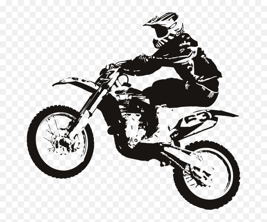 Supercross Stunt Jump Clip Art - Dirt Bike Png Emoji,Motocross Emoji