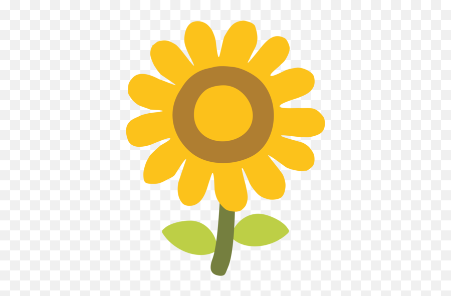 Sunflower Emoji Cartoon Sunflower Clipart Png Free Transparent