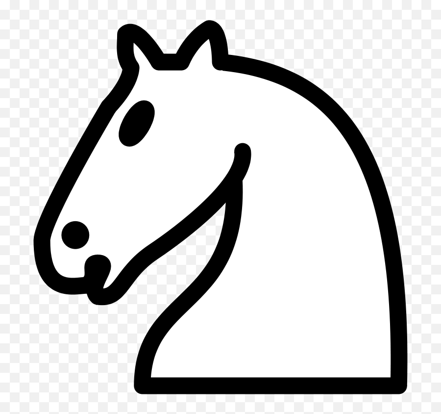 Chess Nlt45 - Chess Pieces Sprite Sheet Emoji,White Knight Emoji