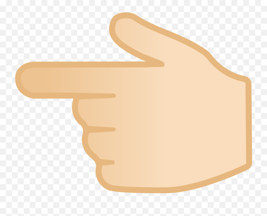 Backhand Index Pointing Left Light Skin Tone Icon Emoji,Pointing Right Emoji