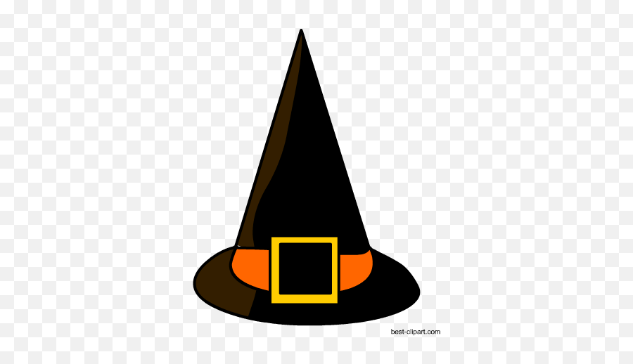Free Halloween Clip Art - Triangle Emoji,Witch Hat Emoji