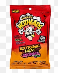 Warheads Hotheads Extreme Heat Worms - Extreme Sour Warheads Candy Emoji,Extreme Laughing Emoji