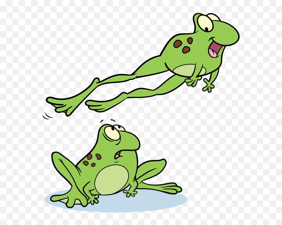 Leaping Frog Leap Day Clipart - Frog Jumping Clipart Emoji,Kermit The Frog Emoji