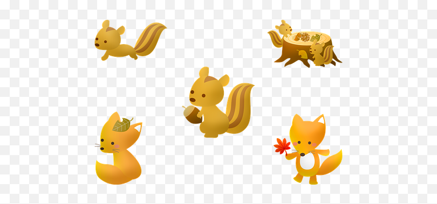 Free Squirrel Animal Illustrations - Squirrel Cartoon Emoji,Squirrel Emoticon