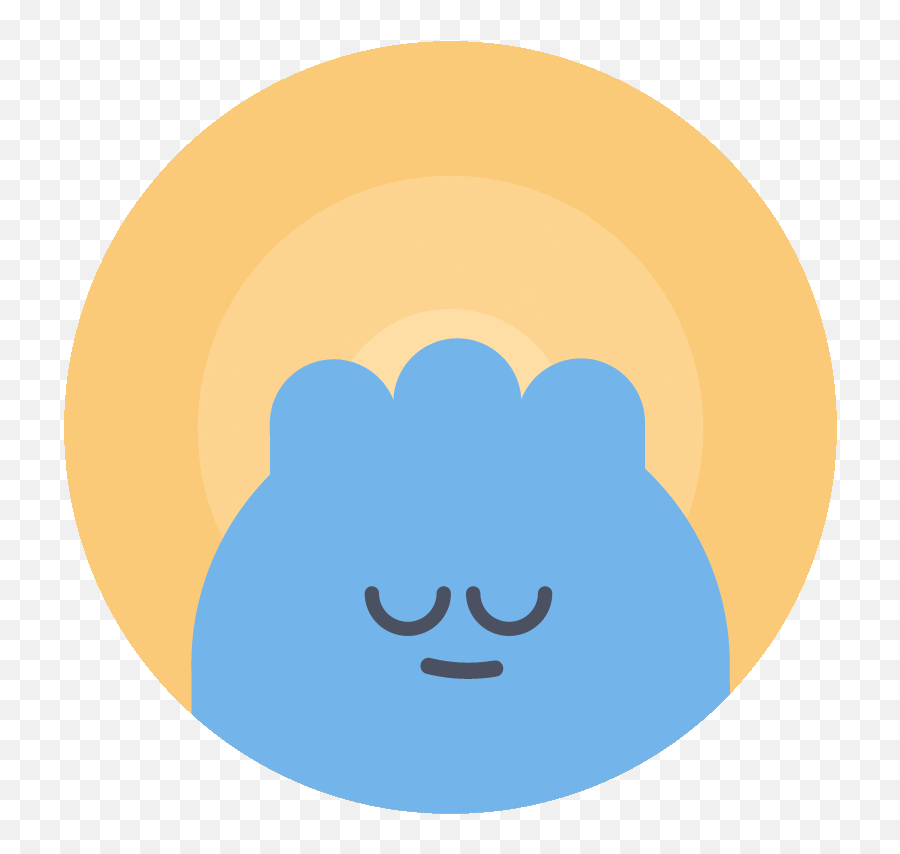 Meditation - Headspace Emoji,Frazzled Emoticon