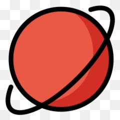 Ringed Planet Emoji - Planetas Emoji,Emoji Planet