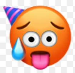 Hot Emoji Smily Sticker - Happy