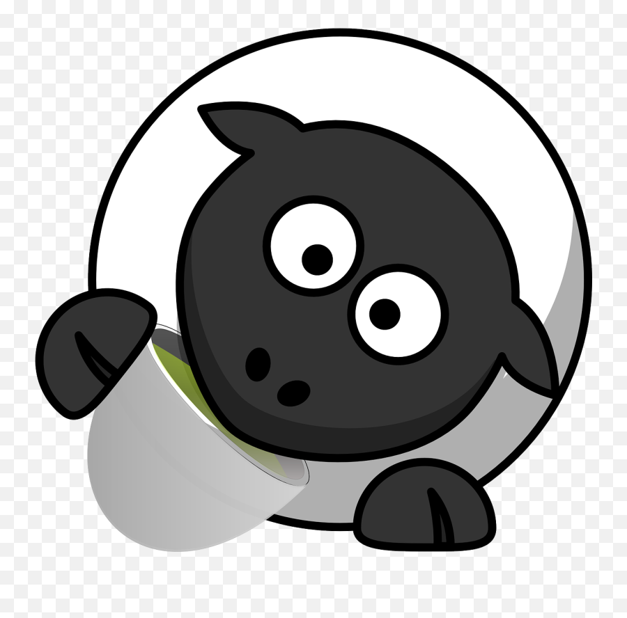 Sheep Animal Drinking Funny Tea Png Picpng - Sheep Drinking Tea Emoji,Sip Tea Emoji