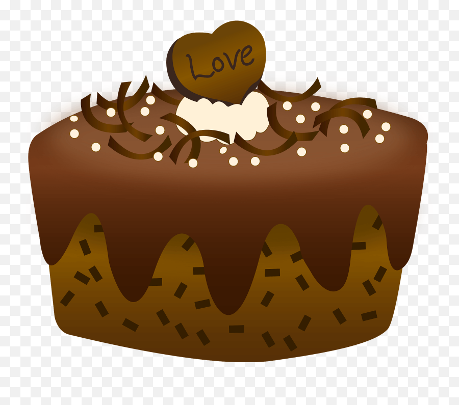 Chocolate Cake Dessert Clipart - Kuchen Emoji,Chocolate Cake Emoji