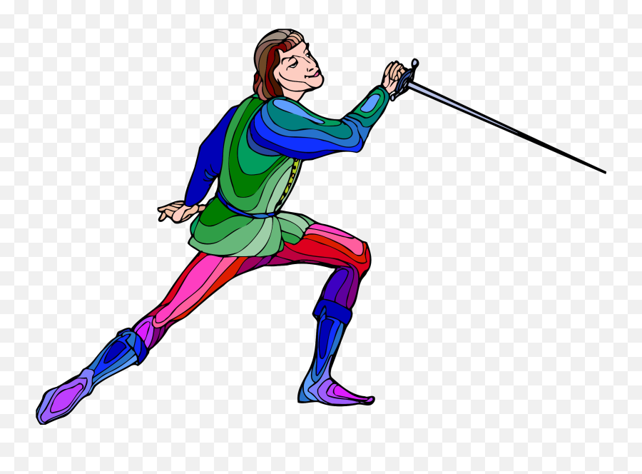 Shakespeare Fencing Character Vector Clipart Image - Romeo And Juliet Mercutio Clipart Emoji,Ghost Emoji