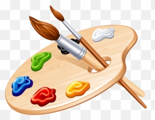 Palette Paint - Art Palette Transparent Background Emoji,Paint Palette Emoji