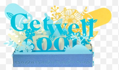 Get Well Soon Pop Up Greeting Card - Graphic Design Emoji,Get Well Soon Emoji