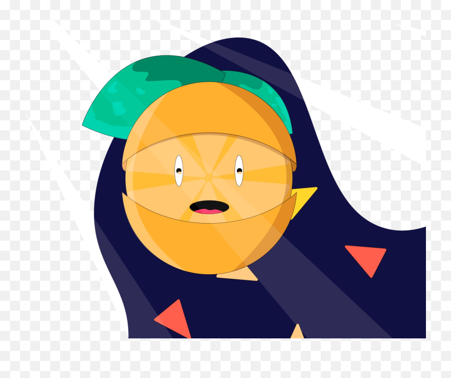 Fruits Orange - Cartoon Emoji,Emoji Fruits
