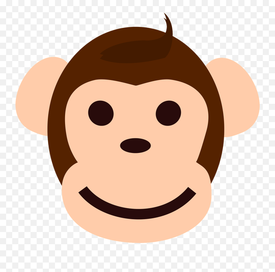 Monkeys Clipart Cheeky Monkey Monkeys - Monkey Face Png Emoji,Speak No Evil Monkey Emoji
