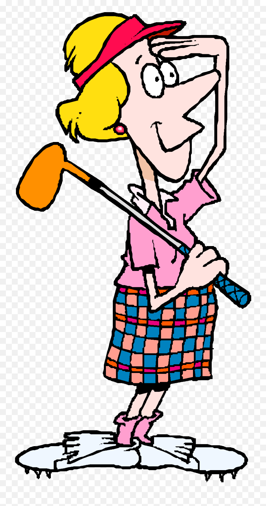4324 Golf Free Clipart - Lady Golf Clipart Emoji,Disc Golf Emoji