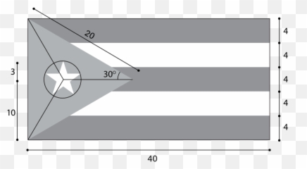 Flag Of Cuba - Puerto Rico Flag Measurements Emoji,Puerto Rico Flag Emoji