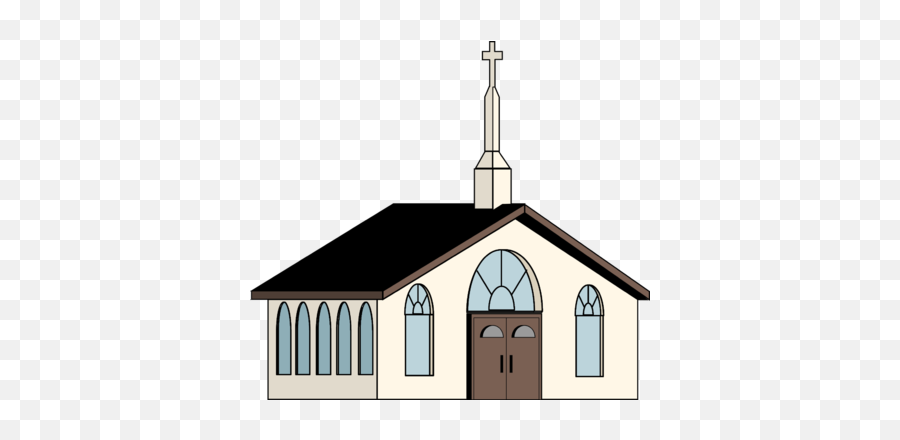 Image White Church Church Clip Art Christart Com - Transparent Background Church Clipart Emoji,Church Emoji