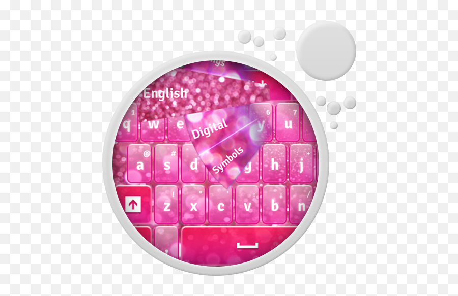 Sparkly Glitter Keyboard Theme - Computer Keyboard Emoji,Sparkle Japanese Emoji