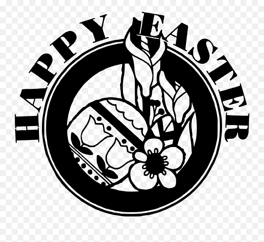 Happy Easter Eggs Flowers Mar - Easter Emoji,Happy Easter Emoticon