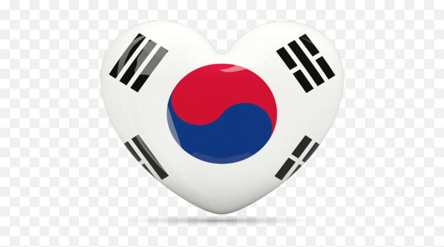 On South Korea For Peace - South Korea Flag Heart Emoji,South Korean Flag Emoji