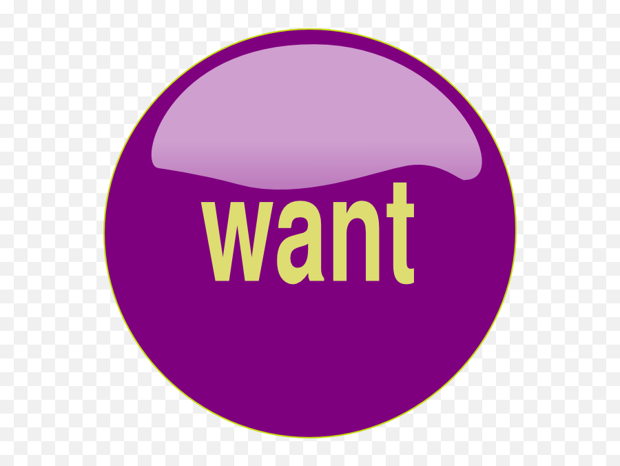 Want Clipart Want Transparent Free For - Circle Emoji,Nut Button Emoji
