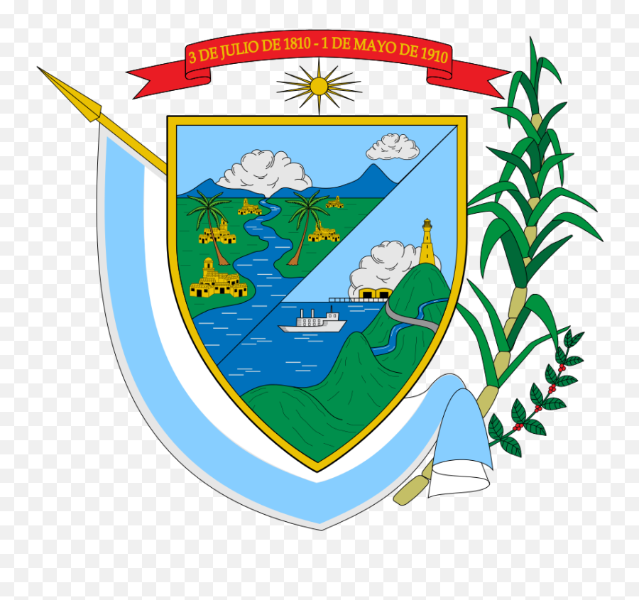 Escudo Del Valle Del Cauca - Escudo Valle Del Cauca Png Emoji,Cinco De Mayo Emoticons