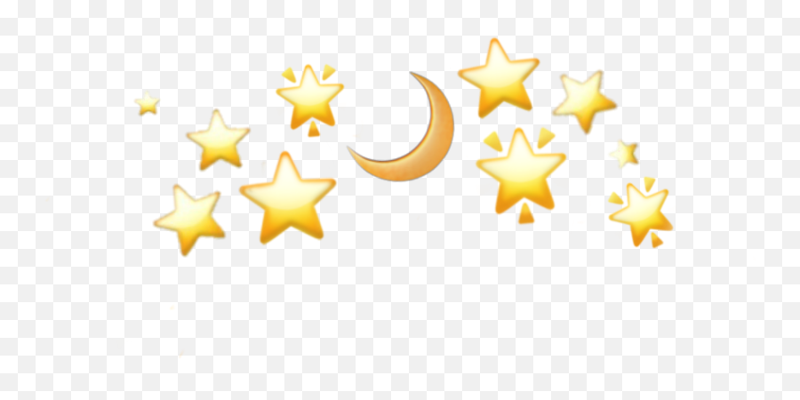Moon Star Stars Night Shine Sparkle - Clip Art Emoji,Sparkle Star Emoji