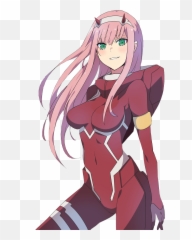Anime Demon Transparent Png Clipart - Darling In The Franxx Zero Two Emoji