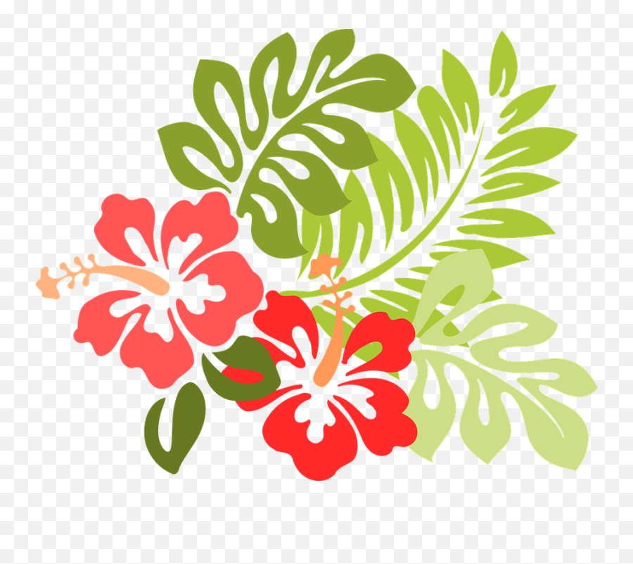 1 Free Hawaii Tropical Images - Flower With Vines Clipart Emoji,Flower Emoji Copy And Paste
